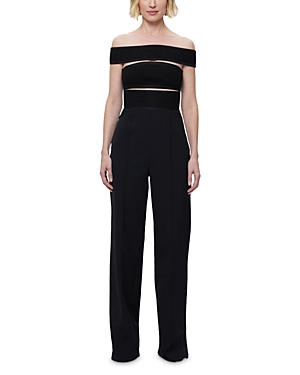 The Lila Textured Off-the-Shoulder Jumpsuit
