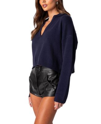 Marcie Oversized Cropped Sweater