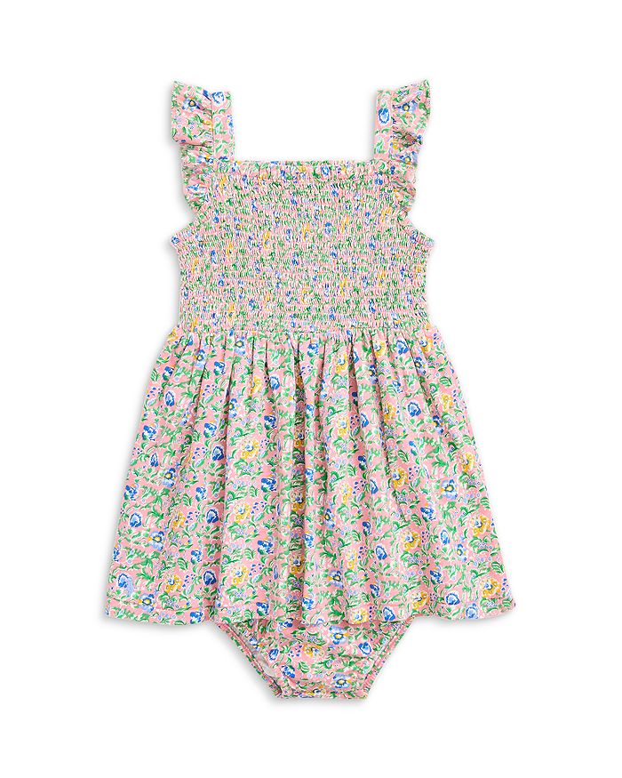 Hudson Baby Cotton Dresses and Leggings, Wildflower - Hudson Childrenswear