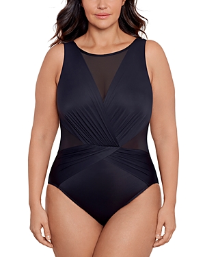 Shop Miraclesuit Illusionist Palma One Piece Swimsuit In Black