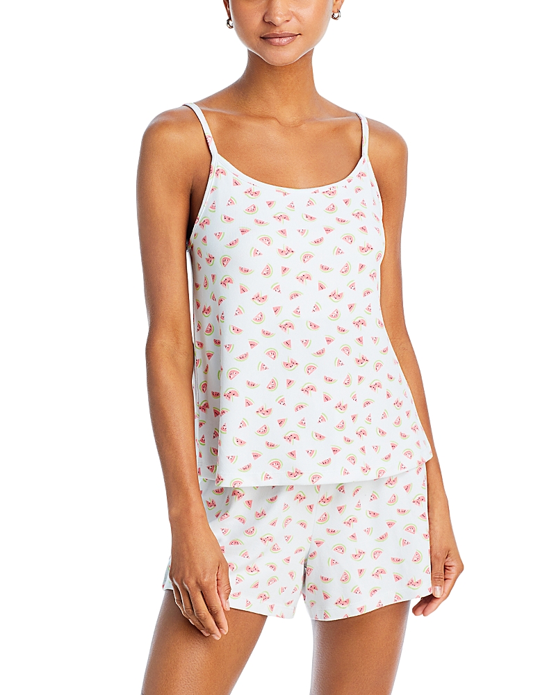 Aqua Skinny Tank & Short Pajama Set - Exclusive In Ice Melt