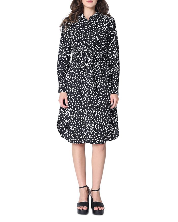 Gracia Puff Sleeve Tie Belt Maxi Dress