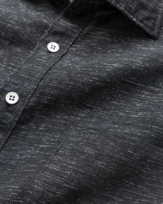 Ellerslie Linen Textured Classic Fit Button-Up Shirt