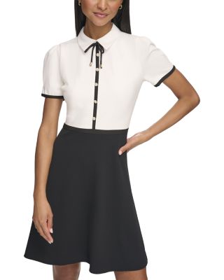 KARL LAGERFELD PARIS - Color Blocked Dress