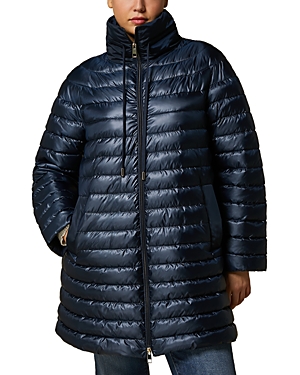 Water Resistant Long Quilted Jacket