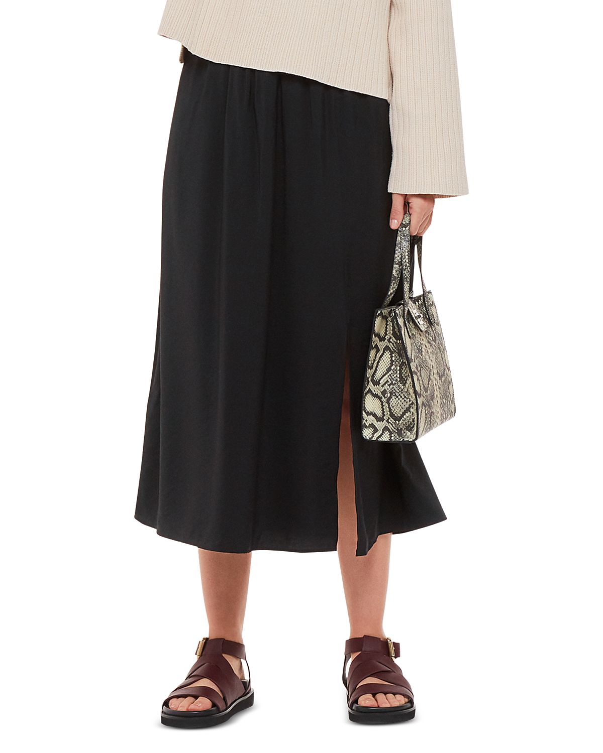 Whistles Eva Pull On Skirt