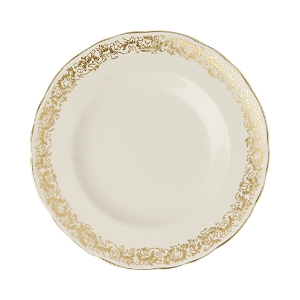Royal Crown Derby Gold Aves Narrow Band Bread And Butter Plate In Clear