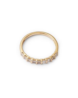 Diamond Baguette Band in 14K Yellow Gold, 0.25 tcw