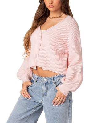 Sabrina Chunky Knit Cropped Cardigan