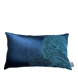 Shop Aviva Stanoff Azure Sea Fan Decorative Pillow, 12 X 20