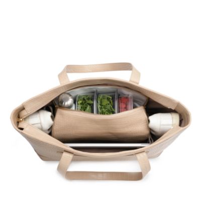 The Croc Embossed Faux Leather Tote