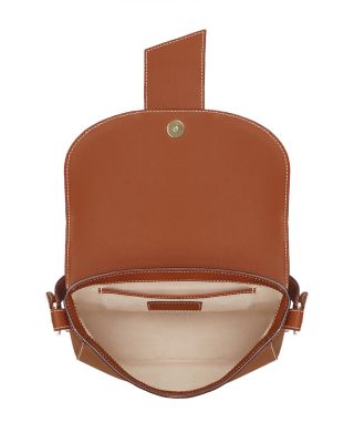 Crescent Leather Satchel