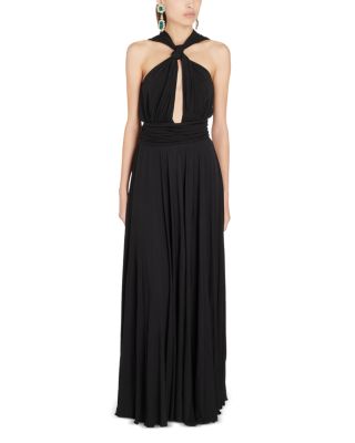 Giambattista Valli Knot Neck Jersey Gown