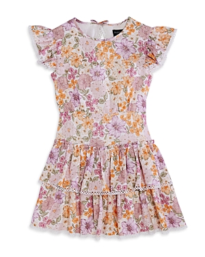 Shop Bardot Junior Girls' Ambrosia Floral Dress - Little Kid, Big Kid In Garland