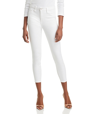 L'Agence Margot Cropped Jeans in Blanc