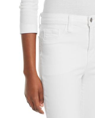 Margot Cropped Jeans in Blanc