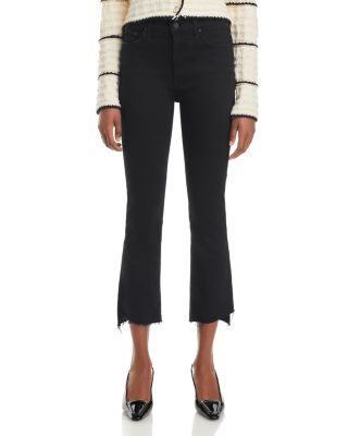 The Insider High Rise Crop Step Fray Bootcut Jeans in Not Guilty