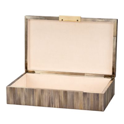 Palm Marquetry Decorative Box