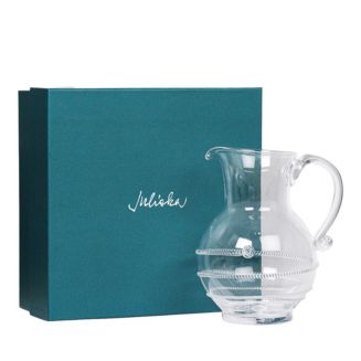 Juliska Amalia Glass Round Pitcher