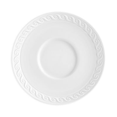 Neptune White Espresso Cup and Saucer