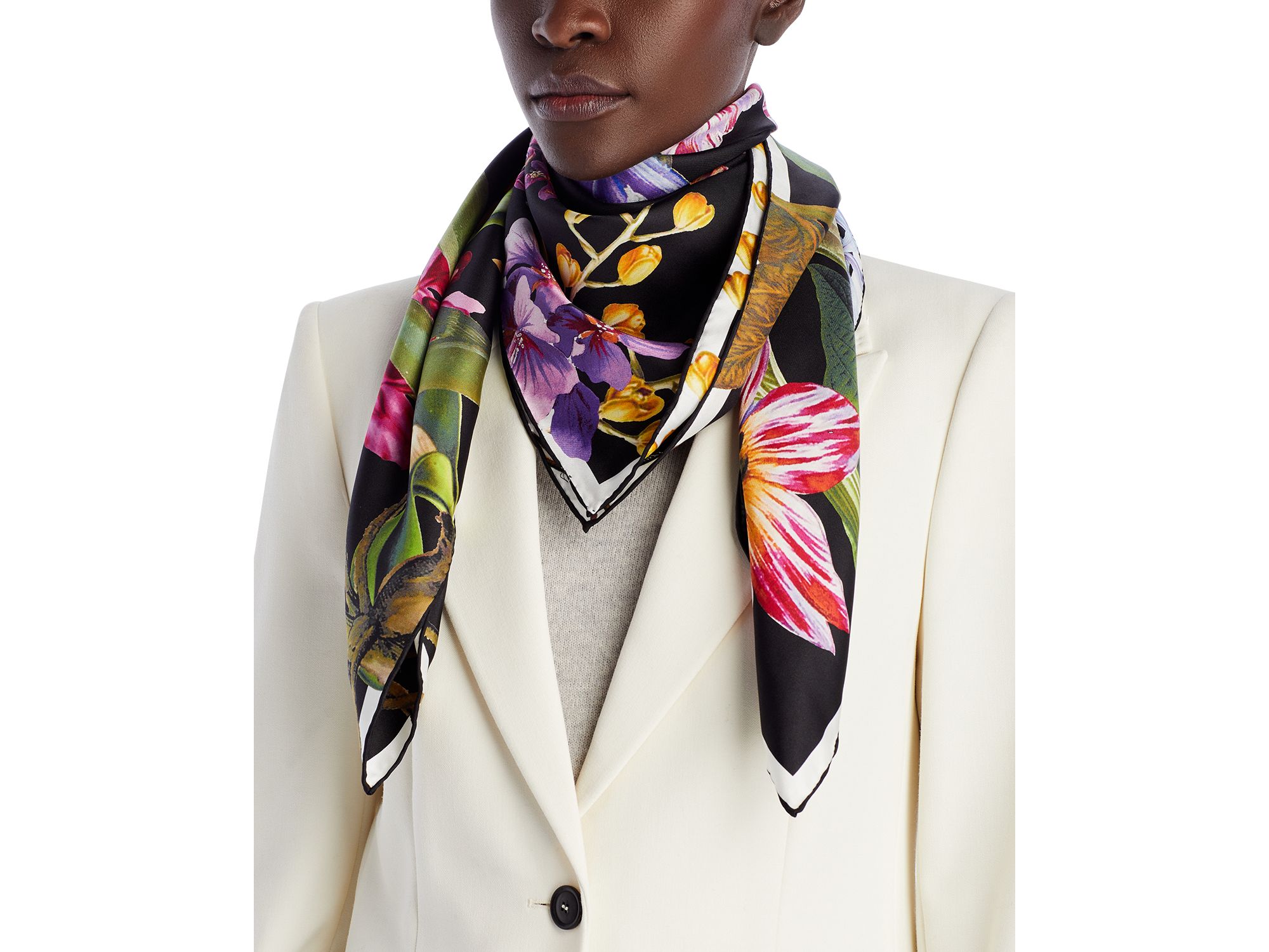 Botanica Silk Square Scarf - Image 1