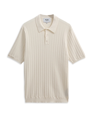 Shop Wax London Naples Slim Fit Polo Shirt In Ecru