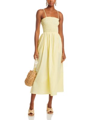 Lucy Paris - Danielle Smocked Strappy Back Dress