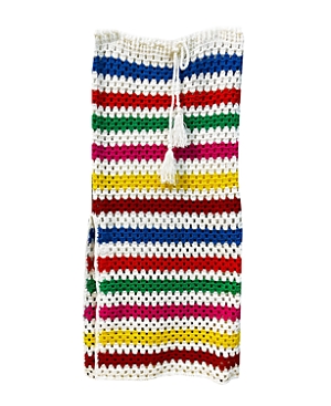 Shop Nessi Byrd Girls' Siena Crochet Skirt - Little Kid, Big Kid In Multi