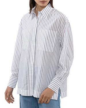 Peserico Cotton Chest Pocket Shirt In White