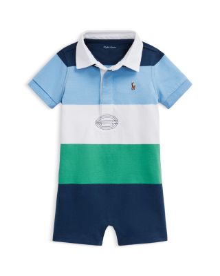 Ralph Lauren - Boys' Striped Cotton Jersey Rugby Shortall - Baby