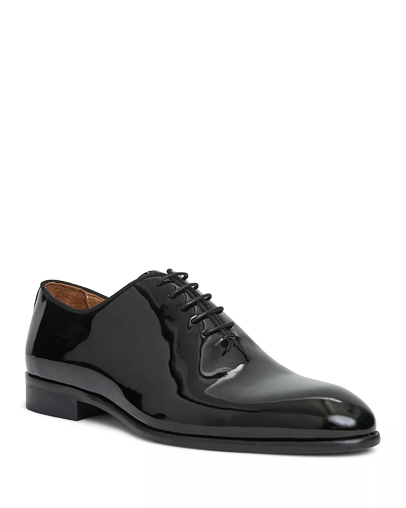 Bruno Magli Men's Angelo Patent Lace Up Oxford Dress Shoes