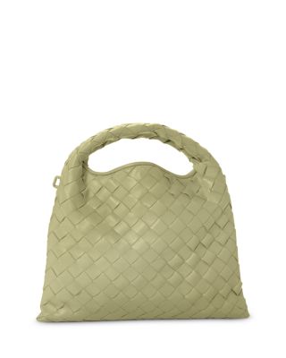 Mini Hop Intrecciato Leather Shoulder Bag