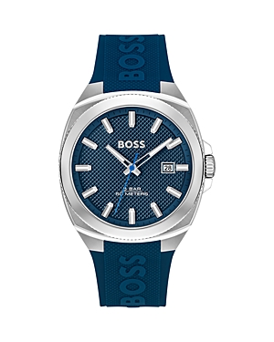 Shop Hugo Boss Walker Watch, 41mm In Blue