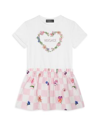 Versace - Girls' Blossom Tee Shirt Dress - Little Kid