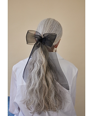 Amy Silk Organza Bow Barrette