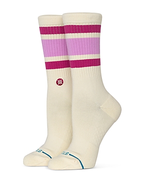 Shop Stance Boyd Stripe Classic Socks In Lavender