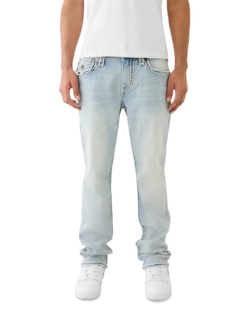 Ricky Rope Stitch Straight Fit Jeans in Kolari Light Wash