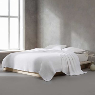 Calvin Klein Honeycomb Cotton Blanket, King