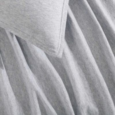 Modern M&amp;eacute;lange Jersey 4 Piece Sheet Set, Queen