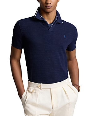 Shop Polo Ralph Lauren Regular Fit Textured Polo Sweater In Blue