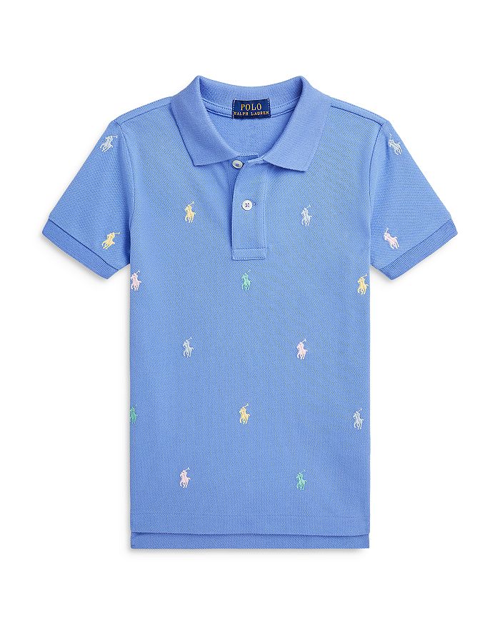 Ralph Lauren Boys' Logo Embroidered Cotton Polo Shirt - Little Kid ...