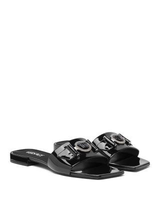 Versace - Women's Medusa Medallion Flat Slide Sandals