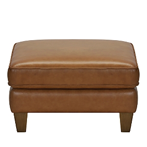 Bloomingdale's Hesh Leather Ottoman - Exclusive In Caramel