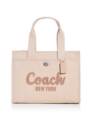 Coach bag large brown outlet fabric tote