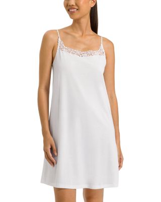 Hanro Michelle Cotton Embroidered Chemise