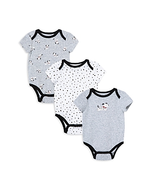 Shop Little Me Boys' Dalmatian Bodysuits, 3 Pack - Baby In Gray Heather