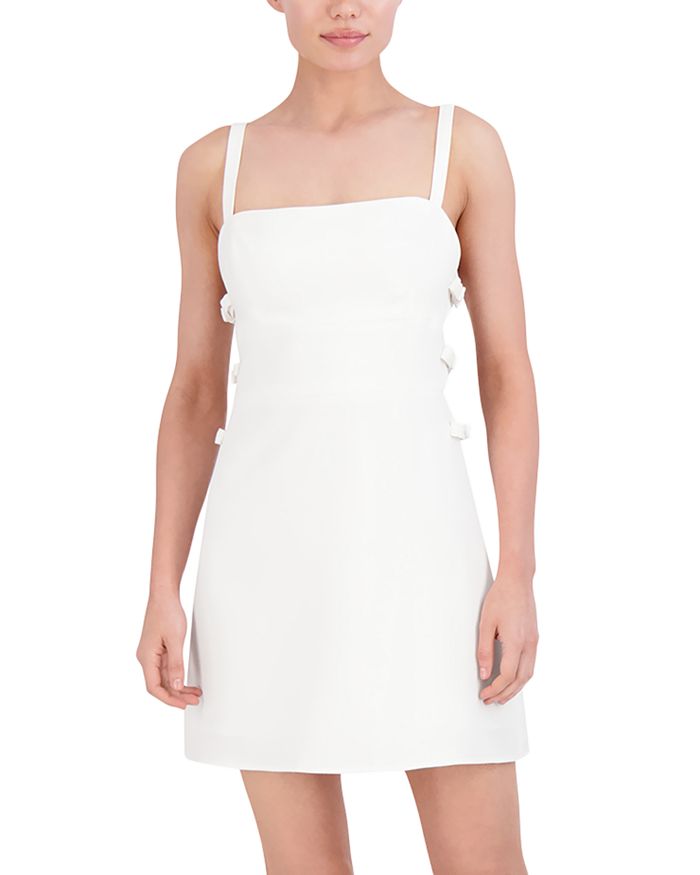 BCBGMAXAZRIA Square Neck Cut Out Mini Dress Bloomingdale s