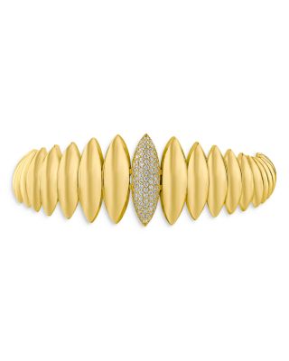 Cz By Kenneth Jay Lane Pave Marquise Shape Bracelet