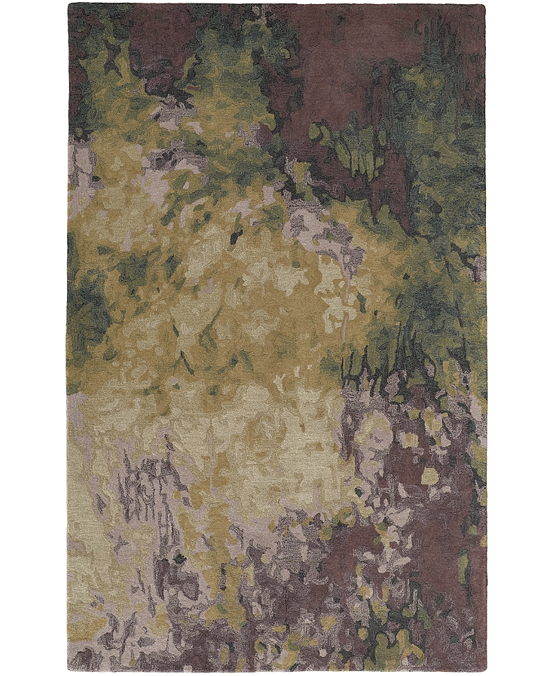 Photos - Chandelier / Lamp Feizy Amira AMI8633F Area Rug, 5' x 8' AMI8633FPURGRNE10
