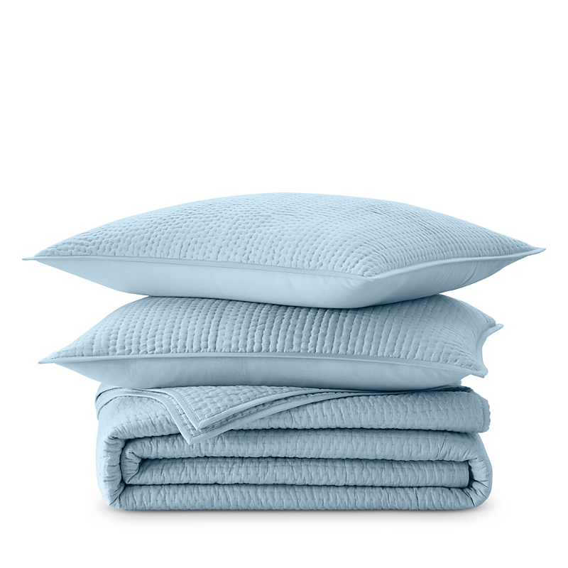 Sky Pickstitch Coverlet Set, Twin - Exclusive